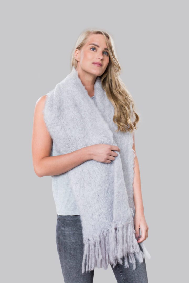 MOHAIR SCARF - Nordic Swan Living