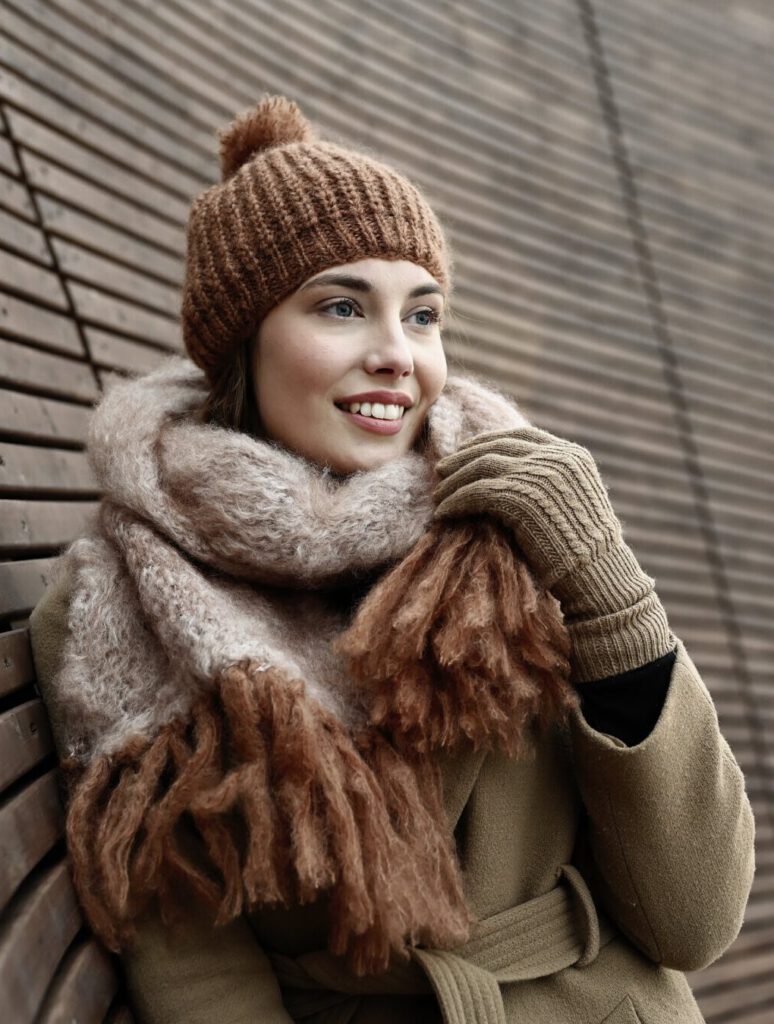 MOHAIR SCARF SET Nordic Swan Living
